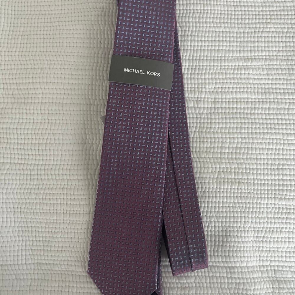 Tie Michael Kors purple and blue new with tag